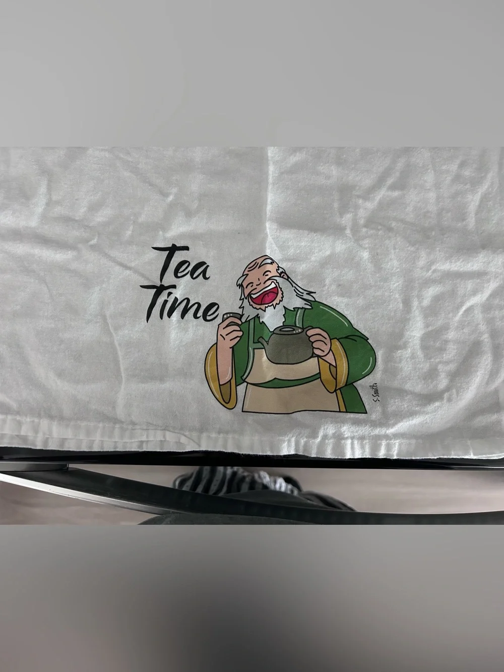 Avatar: The Last Airbender Uncle Iroh “Tea Time” Kitchen Towel – 100% Cotton